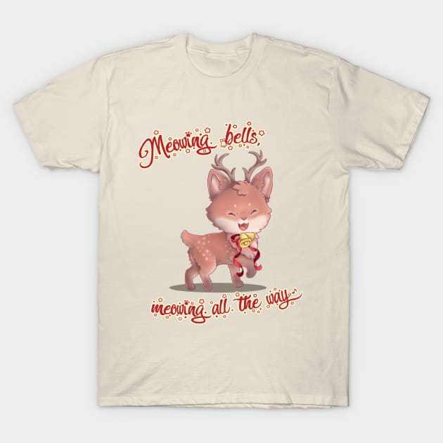 The singin' Reincat T-Shirt by QuirkyMix